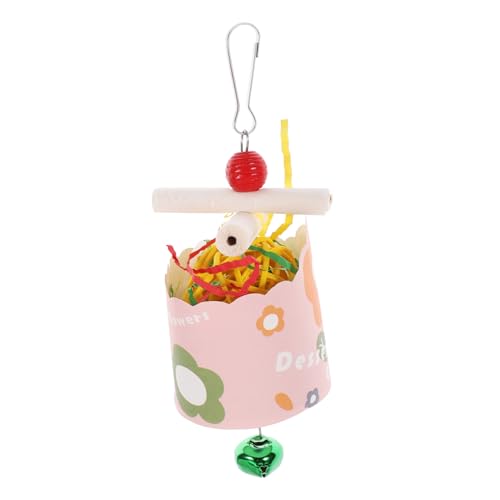BESTonZON Papageien Spielzeug Farbenfrohes Kauteil Für Vögel Hängendes Spielzeug Für Vogelkäfige Fördert Und Beliebte Vogelspielzeug- BESTonZON Papageien Spielzeug Farbenfrohes Kauteil Für Vögel Hängendes Spielzeug Für Vogelkäfige Fördert Und Beliebte Vogelspielzeug- von BESTonZON