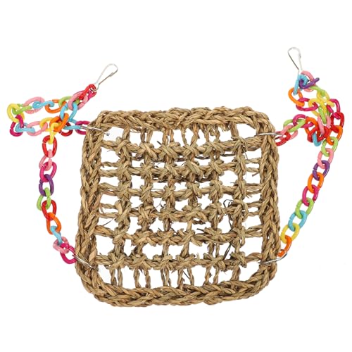 BESTonZON Papageien Spielzeug Hängeschaukel Langlebiges Kauspielzeug aus Naturmaterialien für Sittiche und Kleine Vögel Fördert Koordination und Gleichgewicht Installieren mit Aufhängung BESTonZON Papageien Spielzeug Hängeschaukel Langlebiges Kauspielzeug aus Naturmaterialien für Sittiche und Kleine Vögel Fördert Koordination und Gleichgewicht Installieren mit Aufhängung von BESTonZON