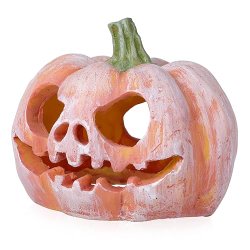 BESTonZON Halloween Aquarium Fischversteck Kürbis aus Langlebigem Harz Kleines Dekoratives Versteck für Fische Lebensechte Kürbis Höhle Sicher für Süßwasser und Salzwasseraquarien Kompakte BESTonZON Halloween Aquarium Fischversteck Kürbis aus Langlebigem Harz Kleines Dekoratives Versteck für Fische Lebensechte Kürbis Höhle Sicher für Süßwasser und Salzwasseraquarien Kompakte von BESTonZON
