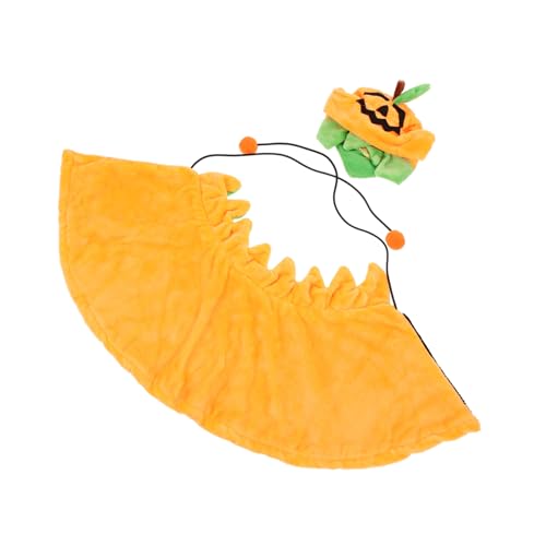 BESTonZON Halloween Haustier Kostüm Set Teiliges Doppelseitiges Umhang und Hut Verstellbar Leicht Langlebig Passend für Hunde und Katzen Halloween Party Dekoration Cosplay Zubehör BESTonZON Halloween Haustier Kostüm Set Teiliges Doppelseitiges Umhang und Hut Verstellbar Leicht Langlebig Passend für Hunde und Katzen Halloween Party Dekoration Cosplay Zubehör von BESTonZON