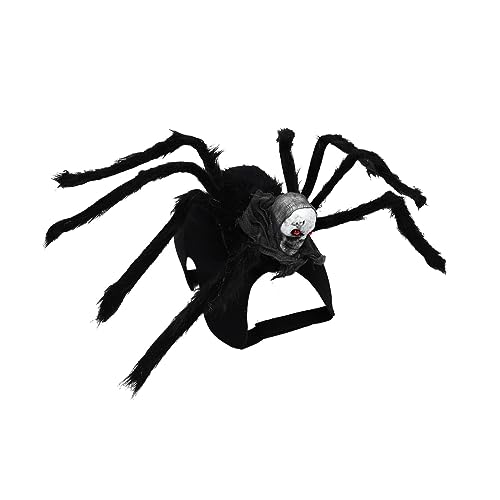 BESTonZON Halloween Haustiergeschirr Spinnenkostüm für Kleine Hunde Verstellbares Kreatives Spider Design Bequemes Langlebiges Material Niedliches Festival Outfit für Halloween Party BESTonZON Halloween Haustiergeschirr Spinnenkostüm für Kleine Hunde Verstellbares Kreatives Spider Design Bequemes Langlebiges Material Niedliches Festival Outfit für Halloween Party von BESTonZON