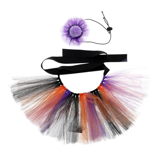 BESTonZON Halloween Haustierkostüm Set für Hunde und Katzen Teilig mit Rock und Hut für Partys und Besondere Anlässe Langlebig und Praktisch Kreatives Cosplay Outfit für Haustiere BESTonZON Halloween Haustierkostüm Set für Hunde und Katzen Teilig mit Rock und Hut für Partys und Besondere Anlässe Langlebig und Praktisch Kreatives Cosplay Outfit für Haustiere von BESTonZON