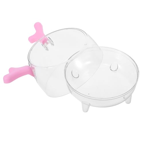 BESTonZON Hamster Badezimmer Toilette Hamsterbedarf Tierischer Sandkasten Hamsterdusche Sand Hamsterhaus Sandbadbehälter Für Rennmäuse Chinchilla-badestaub Hasen-PIPI-Pads Rosa Das Haustier BESTonZON Hamster Badezimmer Toilette Hamsterbedarf Tierischer Sandkasten Hamsterdusche Sand Hamsterhaus Sandbadbehälter Für Rennmäuse Chinchilla-badestaub Hasen-PIPI-Pads Rosa Das Haustier von BESTonZON