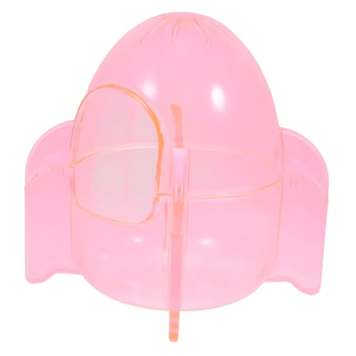 BESTonZON Hamster Toilette Praktische Sandbad Box Für Hamster Und Kleintiere Robuste Kunststoffkonstruktion Transparente Ausführung Für Unterhaltsame Nutzung Für Hygiene Und Spaß Ihres Haust von BESTonZON