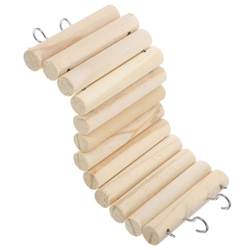 BESTonZON Hamster Kletterspielzeug Holzleiter Kletter und Fencing Lösung für Kleine Haustiere Sicheres Design mit Runden Kanten Fördert Bewegung und Koordination BESTonZON Hamster Kletterspielzeug Holzleiter Kletter und Fencing Lösung für Kleine Haustiere Sicheres Design mit Runden Kanten Fördert Bewegung und Koordination von BESTonZON