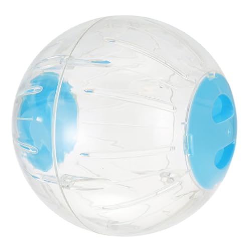 BESTonZON Hamster Laufball Klein Transparent mit Belüftung Leicht zu Montieren Hamsterkugel Zwerghamster Übungsball für Kleine Haustiere Bewegungsspielzeug von BESTonZON