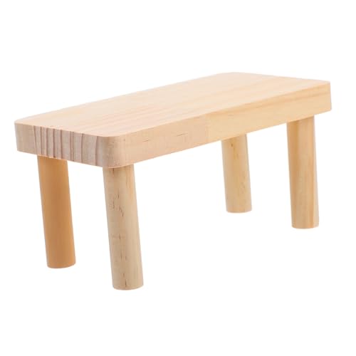 BESTonZON Hamster-Plattform aus Massivholz Hamster Hamster Spielplatz Hamster Käfig Stand drinnen Chinchilla Aufstieg Haustiere für Zwerghamster hölzerne Plattform von BESTonZON