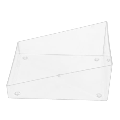 BESTonZON Hamster Sandbad Box Transparent Kleintier Sandkasten Badewanne Einfach Zu Reinigen Vielseitig Als Toilette Und Bad Für Hamster Und Zwerghamster von BESTonZON