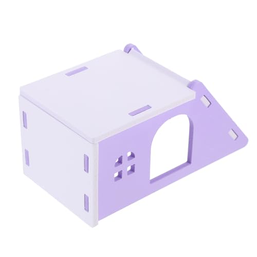 BESTonZON Hamster Schlafhaus aus Langlebigem Stabiles Versteck und Spielhaus für Kleine Nager Design für Hamstergehege Dekoratives Kleintier Zuhause Installieren von BESTonZON