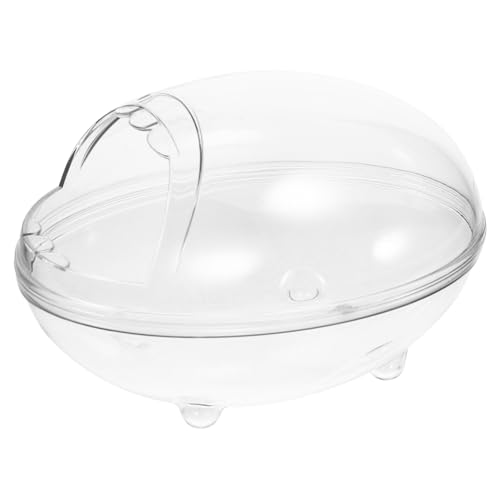 BESTonZON Hamster Toilette Sandbad Transparente Multifunktionale Hamster Badewanne für Kleintiere zu Reinigendes Badezimmer für Chinchillas und Meerschweinchen BESTonZON Hamster Toilette Sandbad Transparente Multifunktionale Hamster Badewanne für Kleintiere zu Reinigendes Badezimmer für Chinchillas und Meerschweinchen von BESTonZON