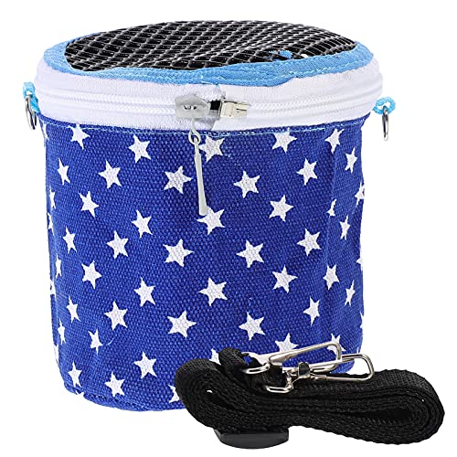 BESTonZON Chinchilla Tragetasche Atmungsaktive Haustier Reisetasche für Hamster Meerschweinchen und Igel Tragbar und Abnehmbar Outdoor Umhängetasche für Kleine Tiere von BESTonZON