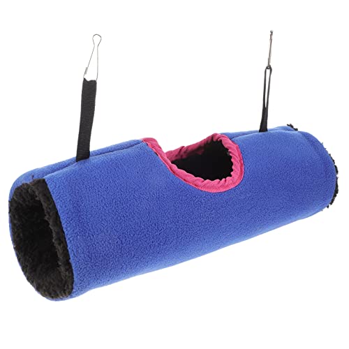 BESTonZON Hamster Tunnel Hängematte für Meerschweinchen Chinchillas Zwerghamster Verstecknest Warmes Sicheres Kleintier Röhrenversteck mit Niedlichem Cartoon Design Vielseitig für Käfig und von BESTonZON