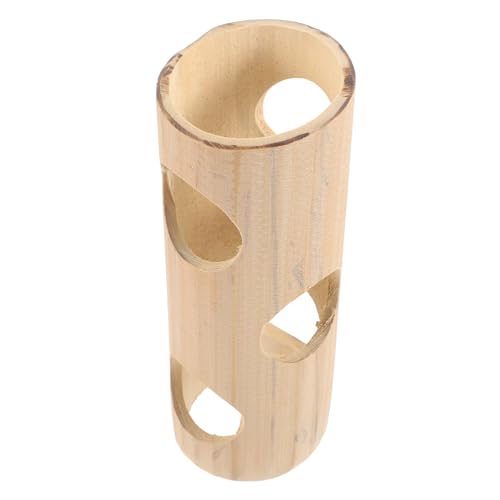 BESTonZON Hamster Tunnel Versteck aus Bissfestem Spiel und Schlafhöhle für Zwerghamster Meerschweinchen und Mäuse Mittelgroß Naturfarben Zufälliger Stil Nagerspielzeug für Zufällige Farbe von BESTonZON