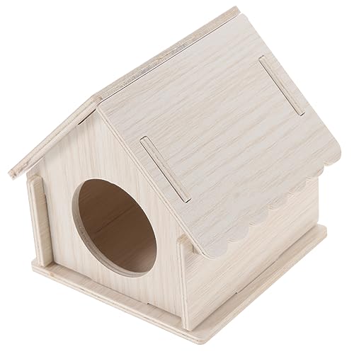 BESTonZON Hamster Versteckhaus Aus Holz Für Meerschweinchen Und Ratten Sicheres Und Bequemes Haustierhaus Für Entspannte Und Täglichen Spaß BESTonZON Hamster Versteckhaus Aus Holz Für Meerschweinchen Und Ratten Sicheres Und Bequemes Haustierhaus Für Entspannte Und Täglichen Spaß von BESTonZON