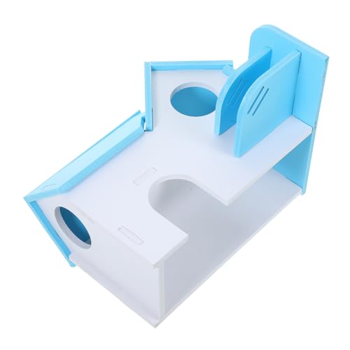 BESTonZON Hamsterhaus Doppelstock Buntes Versteck Villa Kleintierhaus Spielhaus für Hamster Meerschweinchen mit Rückzugsort und Aktivitätsraum BESTonZON Hamsterhaus Doppelstock Buntes Versteck Villa Kleintierhaus Spielhaus für Hamster Meerschweinchen mit Rückzugsort und Aktivitätsraum von BESTonZON