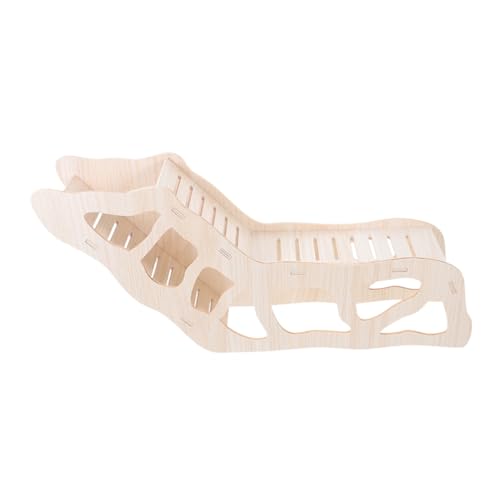 BESTonZON Hamsterhaus Holz Versteck mit Kletterleiter Naturholz Häuschen für Zwerghamster Meerschweinchen Eichhörnchen Sicherer Rückzugsort und Spielplatz für Kleine Nagetiere BESTonZON Hamsterhaus Holz Versteck mit Kletterleiter Naturholz Häuschen für Zwerghamster Meerschweinchen Eichhörnchen Sicherer Rückzugsort und Spielplatz für Kleine Nagetiere von BESTonZON