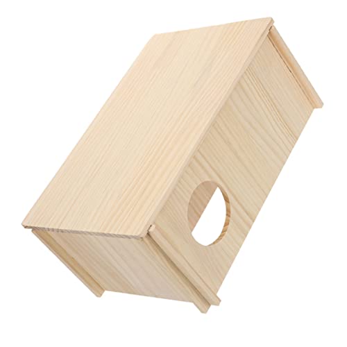 BESTonZON Hamsterhaus aus Holz Versteck für Hamster Ratten und Kleintiere Langlebig Geruchsneutral und Entspannen Sicheres Käfigzubehör BESTonZON Hamsterhaus aus Holz Versteck für Hamster Ratten und Kleintiere Langlebig Geruchsneutral und Entspannen Sicheres Käfigzubehör von BESTonZON