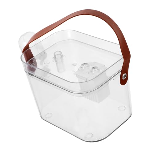 BESTonZON Hamsterkäfig Hamster-reisekäfig Hamster -trägertasche Hamster Tragekäfig Mäusekäfig Igel Reiseträger Transportbox Für Hamster Kleiner Haustierkäfig Hamster -Tragetasche Abs von BESTonZON