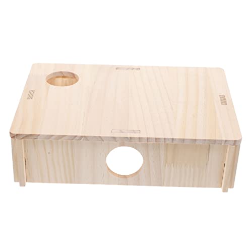 BESTonZON Hamsterlabyrinth aus Sicherem Holz mit Kammern Multifunktionales Versteck und Spielhaus für Hamster und Mäuse Fördert Bewegung und Bietet Ganzjährigen BESTonZON Hamsterlabyrinth aus Sicherem Holz mit Kammern Multifunktionales Versteck und Spielhaus für Hamster und Mäuse Fördert Bewegung und Bietet Ganzjährigen von BESTonZON