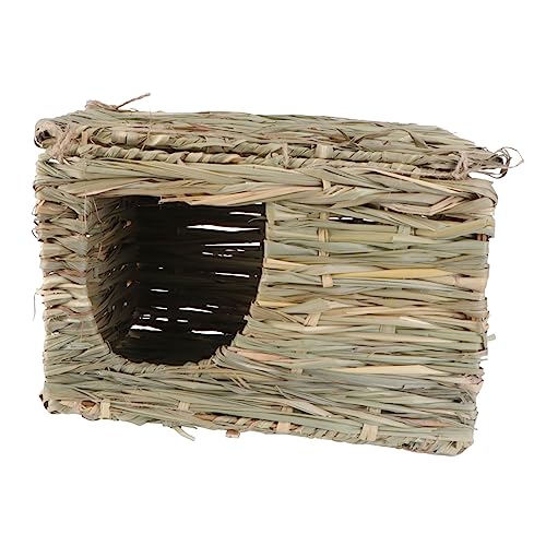 BESTonZON Kaninchen Häuschen Klappbar Gewebtes Haustiernest Kaninchenschlafnest Haustiernest Dekor Für Haustier Schlafen Und Spielen BESTonZON Kaninchen Häuschen Klappbar Gewebtes Haustiernest Kaninchenschlafnest Haustiernest Dekor Für Haustier Schlafen Und Spielen von BESTonZON