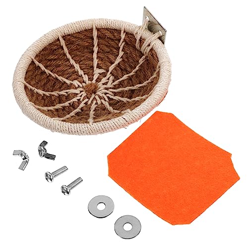 BESTonZON Handgefertigtes Vogelhaus aus Baumwollseil Warm Bird House für Außen und Innendekoration mit Peckfestem Design Geschenkidee für Vogel und Naturliebhaber Zufällige BESTonZON Handgefertigtes Vogelhaus aus Baumwollseil Warm Bird House für Außen und Innendekoration mit Peckfestem Design Geschenkidee für Vogel und Naturliebhaber Zufällige von BESTonZON