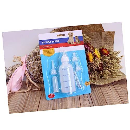 BESTonZON Haustier Flaschenset für Katzen Lebensmittelecht Reinigungsbürste für Kätzchen Welpen und Kleine zu Reinigen und Sicher von BESTonZON
