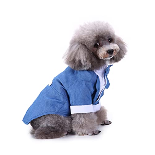 BESTonZON Haustier Hundekostüm mit Fliege Eleganter Anzug für Bequemes und Material für Hochzeiten Partys und Besondere Anlässe Farbton BESTonZON Haustier Hundekostüm mit Fliege Eleganter Anzug für Bequemes und Material für Hochzeiten Partys und Besondere Anlässe Farbton von BESTonZON