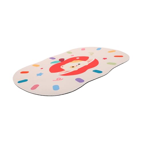 BESTonZON Haustier Tischset Hundegeschirr Matte Saugfähige Haustiermatte Pet-Food-pad Futterschale Für Hunde Hund Frisst Matte Hundeschalenmatte Saugfähige Tierfuttermatte Diatomeenschlamm von BESTonZON