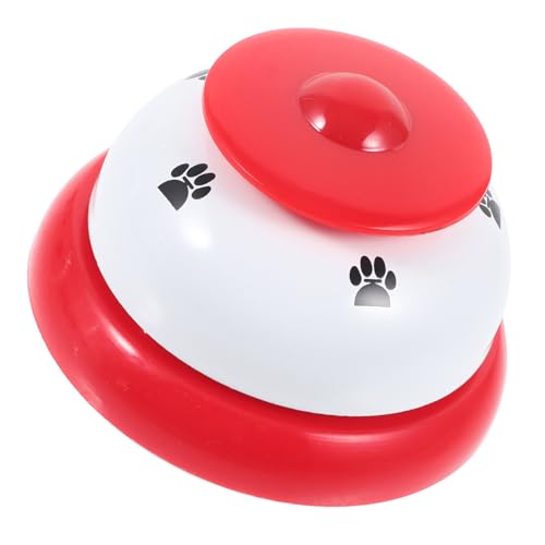 BESTonZON Haustier Trainingsglocke mit Großem Knopf für Hunde und Welpen Indoor Glocke für Töpfchentraining und Kommunikation Tragbares Einfach zu Bedienendes Hundespielzeug für Effektives von BESTonZON