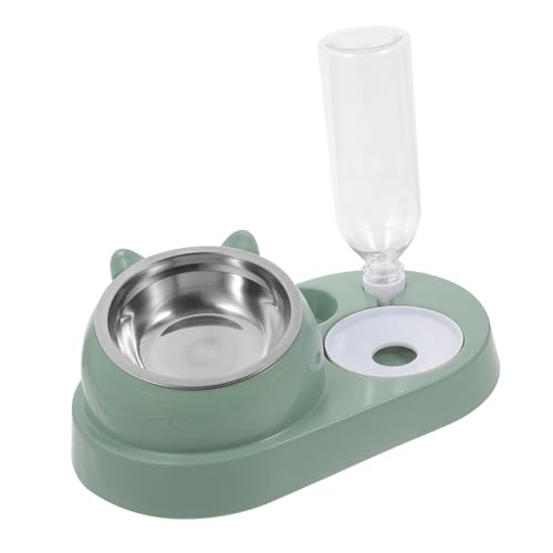 BESTonZON Haustierfutterstation Mit Automatischem Wasserspender Große Katzenschalen Und Hundenäpfe Aus Praktische Futter Und Wasserversorgung Für Katzen BESTonZON Haustierfutterstation Mit Automatischem Wasserspender Große Katzenschalen Und Hundenäpfe Aus Praktische Futter Und Wasserversorgung Für Katzen von BESTonZON