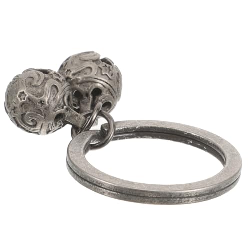 BESTonZON Haustierhalsband Mit Glocken Verstellbarer Schlüsselanhänger Für Katzen Und Dekorative Metallglocke Für DIY Projekte Weihnachtsdekoration von BESTonZON