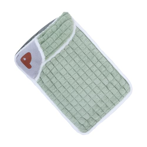 BESTonZON Haustiermatte Haustierschlafbett Plüschbettbetten Isoliertes Haustierbett Hundebettwäsche Hundepolsterbett Hund Schlafmatte Waschbares Hundekissen Hundebett Bett Hellgrün Stoff BESTonZON Haustiermatte Haustierschlafbett Plüschbettbetten Isoliertes Haustierbett Hundebettwäsche Hundepolsterbett Hund Schlafmatte Waschbares Hundekissen Hundebett Bett Hellgrün Stoff von BESTonZON