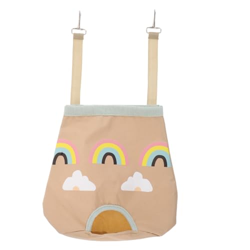 BESTonZON Heu-Futtertasche für Kaninchen: Hängender Heuhalter für Meerschweinchen und Hamster – Tragbare Futtertasche für kleine Haustiere mit belüftetem Design von BESTonZON