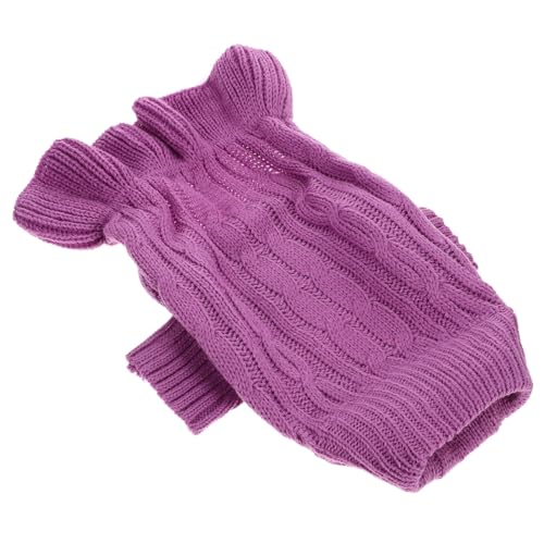BESTonZON Hochkragen Haustierpullover für Kleine Hunde Wärmender Weicher Welpenpullover mit Modischem Design Bequemer Strapazierfähiger Herbst Winter Hundepullover für Kalte Tage BESTonZON Hochkragen Haustierpullover für Kleine Hunde Wärmender Weicher Welpenpullover mit Modischem Design Bequemer Strapazierfähiger Herbst Winter Hundepullover für Kalte Tage von BESTonZON