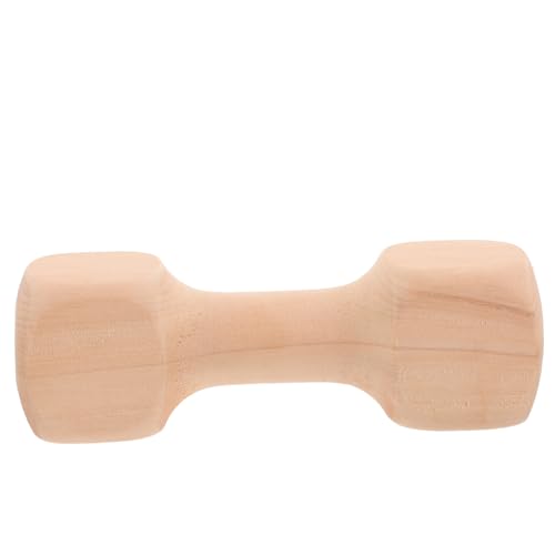 BESTonZON Holz Dumbbell Tragbares Kauspielzeug Für Welpen Unzerstörbar Und Kompakt Fördert Zahnpflege Und Stressabbau Für Interaktive Spiele Und Training BESTonZON Holz Dumbbell Tragbares Kauspielzeug Für Welpen Unzerstörbar Und Kompakt Fördert Zahnpflege Und Stressabbau Für Interaktive Spiele Und Training von BESTonZON
