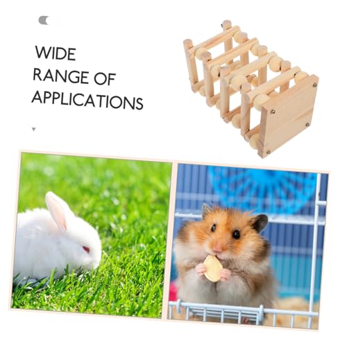 BESTonZON Holz Futterständer für Kaninchen und Kleintiere Multifunktionaler Heuraufe mit Stabilem Holzrahmen Geeignet für Alfalfa und Gras Pflegeleichter Futterkorb für Saubere Käfige von BESTonZON