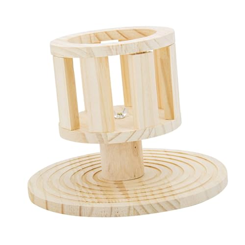 BESTonZON Holz Futterstation für Kaninchen mit Glatten Kanten Widerstandsfähiger Heuraufe und Futterschale Schadstofffrei und Nagersicher Geeignet für Kaninchen Meerschweinchen Chinchillas von BESTonZON
