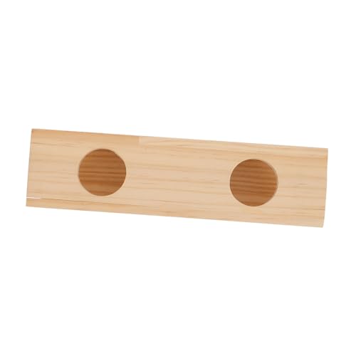 BESTonZON Holz Hamster Tunnel Maze Glatte Kanten Gesundheitsfördernd Geeignet für Kleine Hamster Mäuse Kleintiere Fördert Aktivität und Erkundung Ruhe und Spielplatz für Nager von BESTonZON