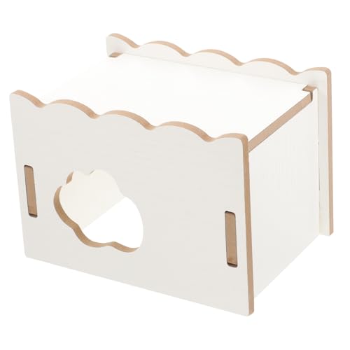BESTonZON Holz Hamsterhaus Ausbruchsicheres Versteck für Zwerghamster und Kleine Nagetiere Verschleißfestes Spielhaus mit Tunnelfunktion Geeignet für Hamsterkäfig und Kleintierhaltung BESTonZON Holz Hamsterhaus Ausbruchsicheres Versteck für Zwerghamster und Kleine Nagetiere Verschleißfestes Spielhaus mit Tunnelfunktion Geeignet für Hamsterkäfig und Kleintierhaltung von BESTonZON