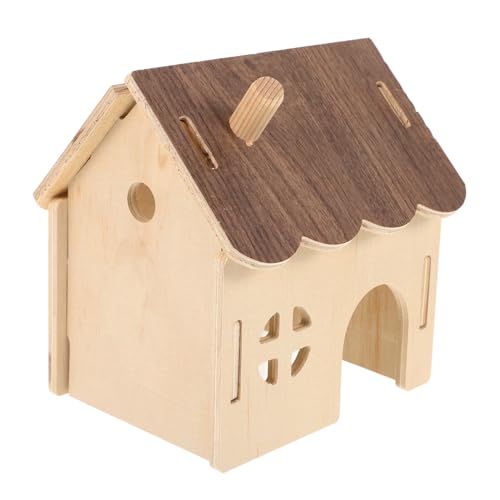 BESTonZON Hamsterhaus Hamsterversteck Spielzeug Für Kleine Tiere Für Hamster Meerschweinchen Und Chinchillas Sicherer Rückzugsort Für Haustiere von BESTonZON