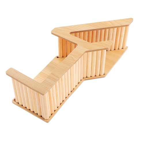 BESTonZON Holz Hamsterversteck Für Kleine Gemütliches Nagerhaus Mit Multifunktionalem Design Für Hamster Meerschweinchen Und Andere Kleintiere von BESTonZON