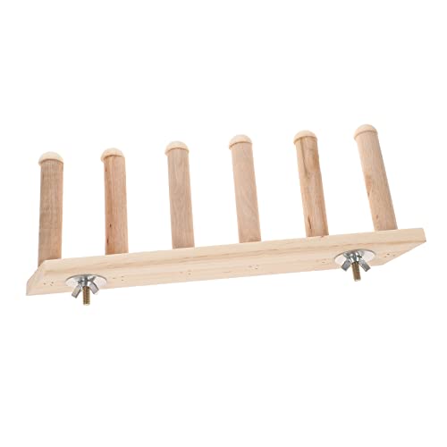 BESTonZON Holz Katzenwandmöbel Stufige Kletterleiter Katzenregal Wandmontage rutschfest Stabiles Katzenkletterboard Platzsparend für Indoor Haustiere von BESTonZON