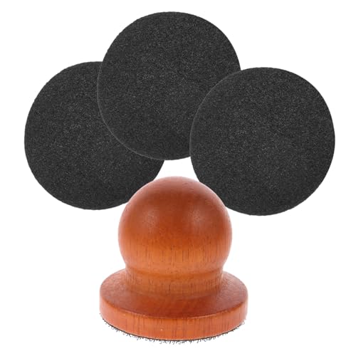 BESTonZON Holz Nagelfeile für Hunde mit Abnehmbarem Design Sicherer Kratzbrett Nagelschleifer zur Sanften Pflege der Hundepfoten Handlich und Leicht zu Reinigen Geeignet für Hundegrößen von BESTonZON