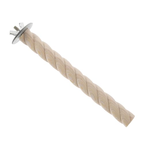 BESTonZON Holz Vogel Sitzstange mit Kratzfunktion Vielseitige Papageien Kletter und Spielstange Lange Nistplatz Ergänzung für Wellensittiche Nymphensittiche und Kleine Vögel Vogelkäfig BESTonZON Holz Vogel Sitzstange mit Kratzfunktion Vielseitige Papageien Kletter und Spielstange Lange Nistplatz Ergänzung für Wellensittiche Nymphensittiche und Kleine Vögel Vogelkäfig von BESTonZON