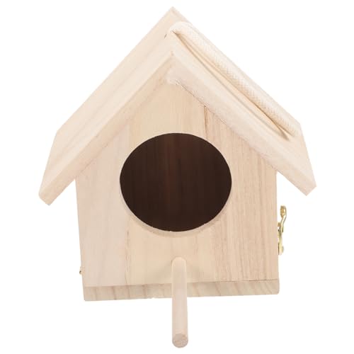 BESTonZON Holz Vogelhaus Nistkasten für Kleine Brutkasten für Sittiche und Andere Singvögel für Garten und Aufhängemöglichkeit BESTonZON Holz Vogelhaus Nistkasten für Kleine Brutkasten für Sittiche und Andere Singvögel für Garten und Aufhängemöglichkeit von BESTonZON