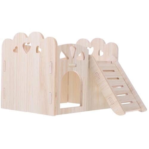 BESTonZON Holz nagerversteck mit Labyrinth Multifunktionales Hamster Meerschweinchenhaus Kratzfestes Sicheres Holzspielzeug für Klettern Verstecken und Schlafen Geeignet für Kleine BESTonZON Holz nagerversteck mit Labyrinth Multifunktionales Hamster Meerschweinchenhaus Kratzfestes Sicheres Holzspielzeug für Klettern Verstecken und Schlafen Geeignet für Kleine von BESTonZON