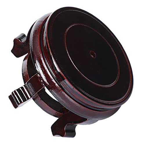 BESTonZON Holzblumentopfständer Dekorative Vase Basis Runder Sockel Hochdichteplatte Durchmesser Höhe Belastbar für Innenräume und Aquarien Dekoration BESTonZON Holzblumentopfständer Dekorative Vase Basis Runder Sockel Hochdichteplatte Durchmesser Höhe Belastbar für Innenräume und Aquarien Dekoration von BESTonZON