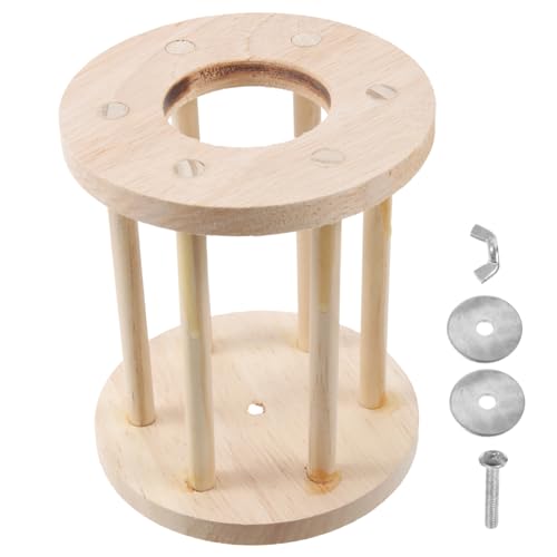 BESTonZON Holzgras Rack für Hamster und Kaninchen Langlebiger Futterhalter mit Zaun Design Verhindert Verschmutzung Sorgt für Sauberes Futter Geeignet für Kleintiere Wie Meerschweinchen und BESTonZON Holzgras Rack für Hamster und Kaninchen Langlebiger Futterhalter mit Zaun Design Verhindert Verschmutzung Sorgt für Sauberes Futter Geeignet für Kleintiere Wie Meerschweinchen und von BESTonZON