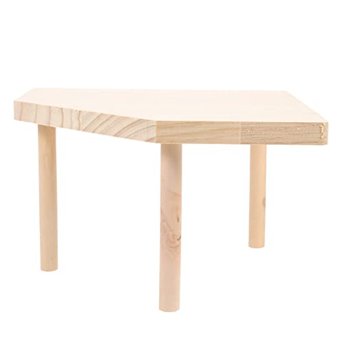 BESTonZON Holzplattform für Hamsterkäfig Stabile Stöckige Trainingsplattform aus Langlebigem Holz Geeignet für Zwerghamster und Kleine Kleintiere mit Stütze für Klettern BESTonZON Holzplattform für Hamsterkäfig Stabile Stöckige Trainingsplattform aus Langlebigem Holz Geeignet für Zwerghamster und Kleine Kleintiere mit Stütze für Klettern von BESTonZON