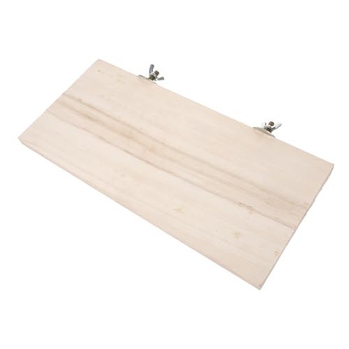 BESTonZON Holzplattform für Kleintiere Montierbar mit Schrauben Geeignet als und Spielplatz für Hamster Meerschweinchen und Vögel im Käfig Fördert Bewegung und Beschäftigung von BESTonZON